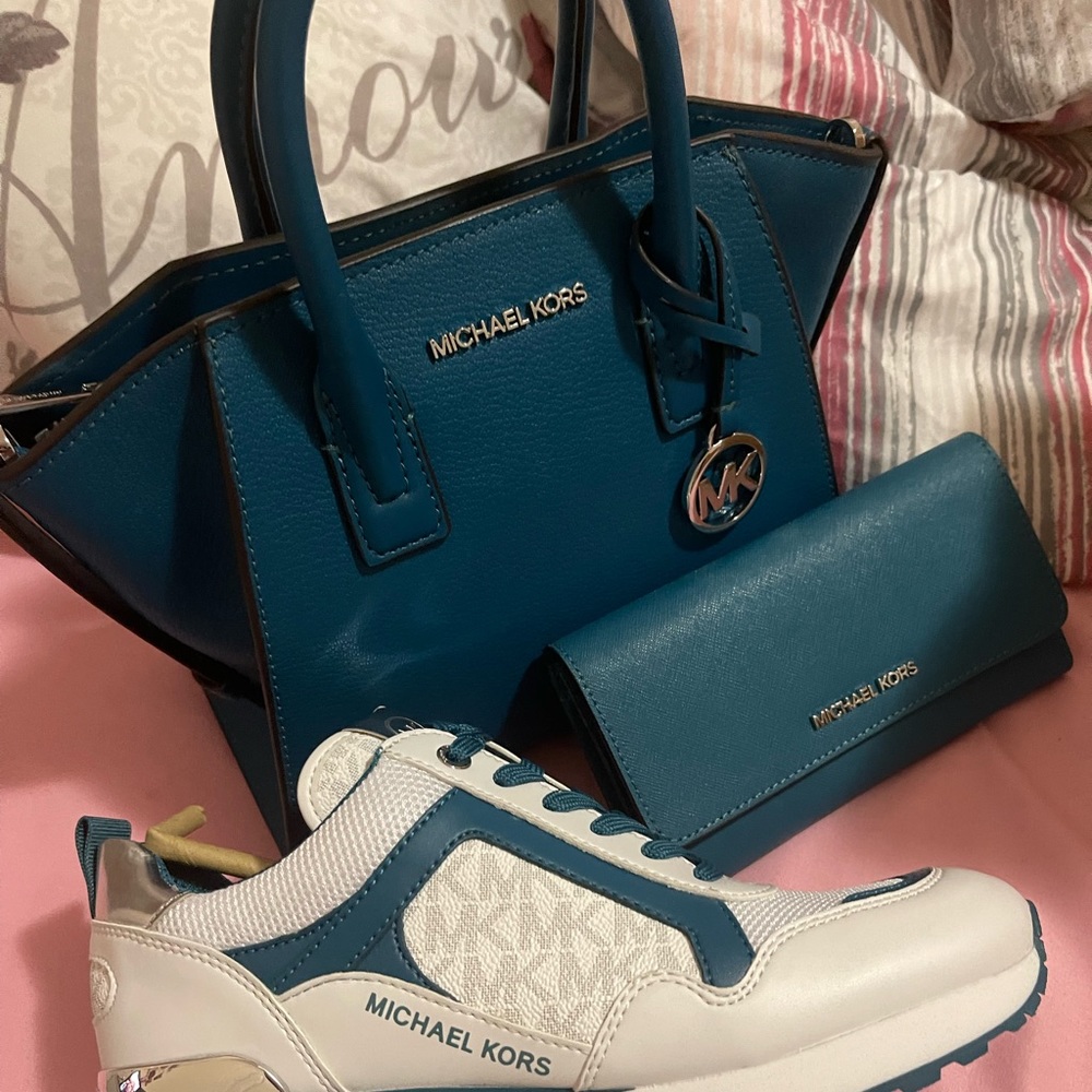 Handbag wallet and shoes all three for 250